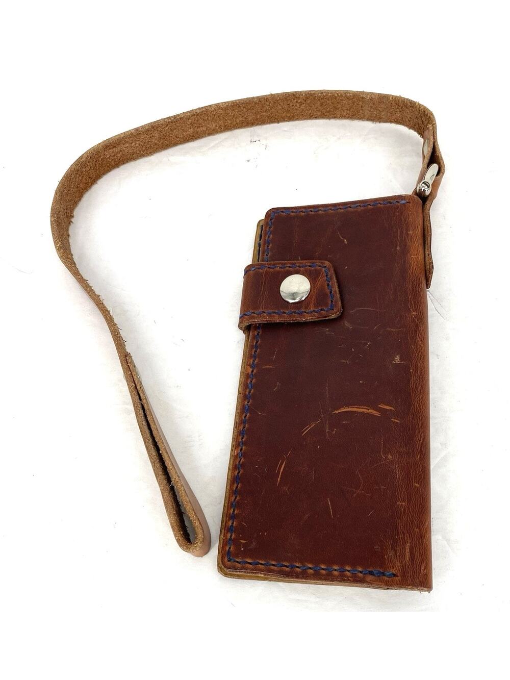 Archetype Chicago Horween Dublin Leather Leash Wallet English Tan USA